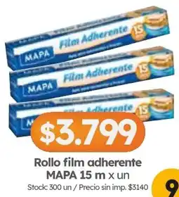 Cordiez Mapa rollo film adherente oferta