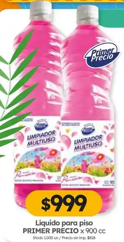 Cordiez Primer precio líquido para piso oferta