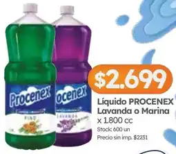 Cordiez Procenex líquido lavanda o marina oferta