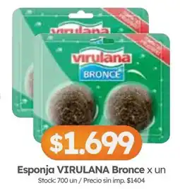 Cordiez Virulana esponja bronce oferta