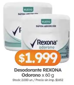 Cordiez Rexona desodorante odorono oferta