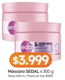 Cordiez Sedal máscara oferta