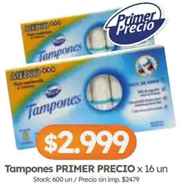 Cordiez Primer precio tampones oferta