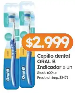 Cordiez Oral B cepillo dental indicador oferta