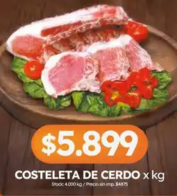 Cordiez Costeleta de cerdo oferta