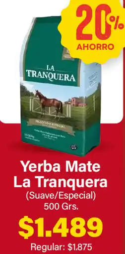 Supermercados Aiello La tranquera yerba mate oferta