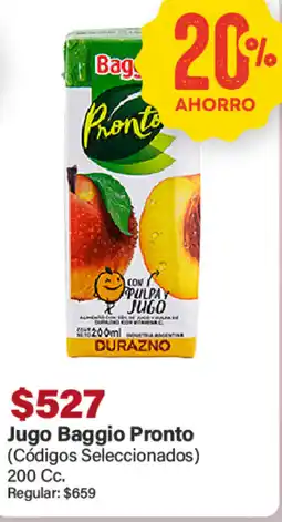 Supermercados Aiello Baggio pronto jugo oferta