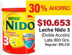Supermercados Aiello Nido 3 leche oferta