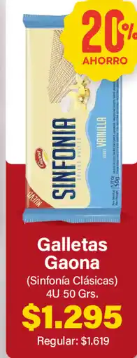 Supermercados Aiello Gaona sinfonia galletas oferta