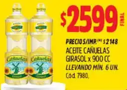 Supermercados Yaguar Cañuelas aceite girasol oferta
