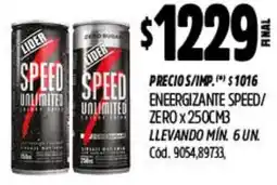 Supermercados Yaguar Speed/ zero eneergizante oferta