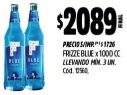 Supermercados Yaguar Blue frizze oferta