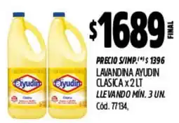 Supermercados Yaguar Ayudín lavandina clasica oferta