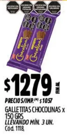 Supermercados Yaguar Chocolinas galletitas oferta