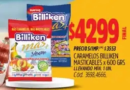 Supermercados Yaguar Billiken caramelos masticables oferta