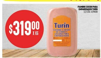 Makro Fiambre cocido para emparedados turin oferta