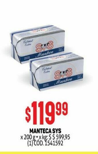 Makro Manteca sys oferta
