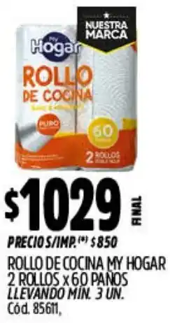 Supermercados Yaguar My hogar rollo de cocina oferta