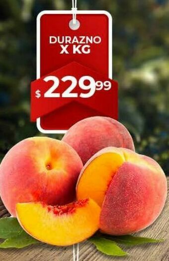 Makro Durazno x kg oferta