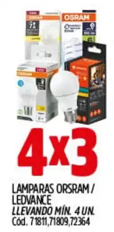 Supermercados Yaguar Orsram/ ledvance lamparas oferta