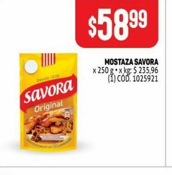 Makro Mostaza savora oferta
