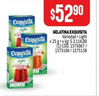 Makro Gelatina exquisita oferta