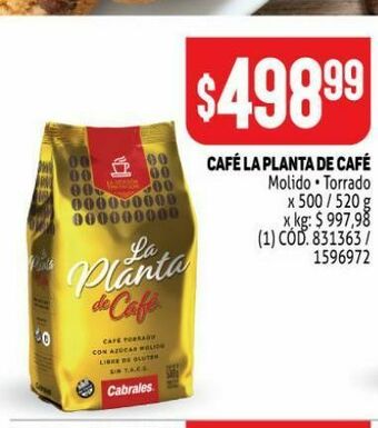 Makro Cafe la planta de cafe oferta