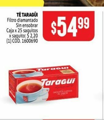 Makro Té taraguí oferta