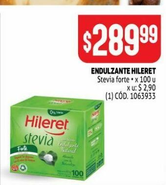 Makro Endulzante hileret oferta