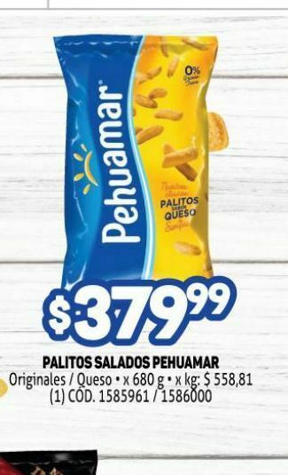 Makro Palitos salados pehuamar oferta