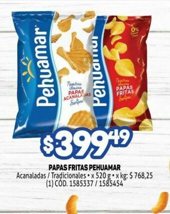 Makro Papas fritas pehuamar oferta