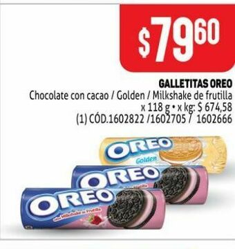 Makro Galletitas oreo oferta