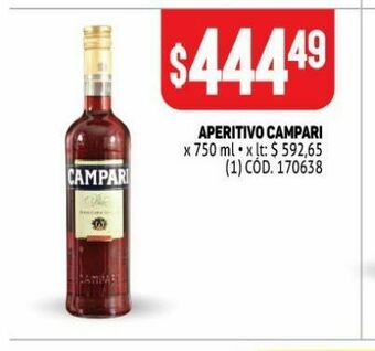 Makro Aperitivo campari oferta