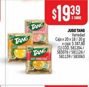 Makro Jugo tang oferta