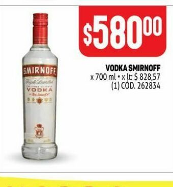 Makro Vodka smirnoff oferta