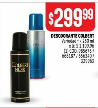 Makro Desodorante colbert oferta