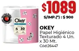 Diarco Okey papel higiénico texturado oferta