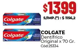 Diarco Colgate dentifrico original oferta
