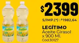 Diarco Legítimo aceite girasol oferta
