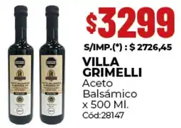 Diarco Villa grimelli aceto balsámico oferta