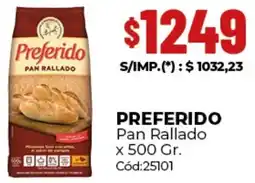 Diarco Preferido pan rallado oferta