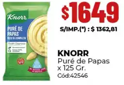 Diarco Knorr puré de papas oferta