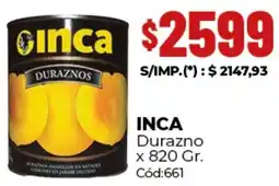 Diarco Inca durazno oferta