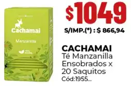 Diarco Cachamai té manzanilla ensobrados oferta