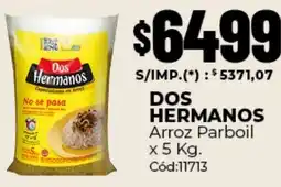 Diarco Dos hermanos arroz parboil oferta
