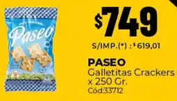 Diarco Paseo galletitas crackers oferta