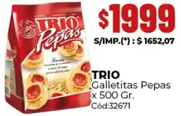 Diarco Trio galletitas pepas oferta