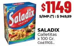 Diarco Saladix galletitas oferta