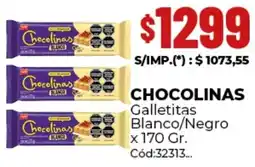 Diarco Chocolinas galletitas blanco/negro oferta