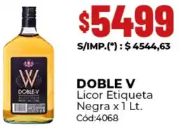 Diarco Doble v licor etiqueta negra oferta